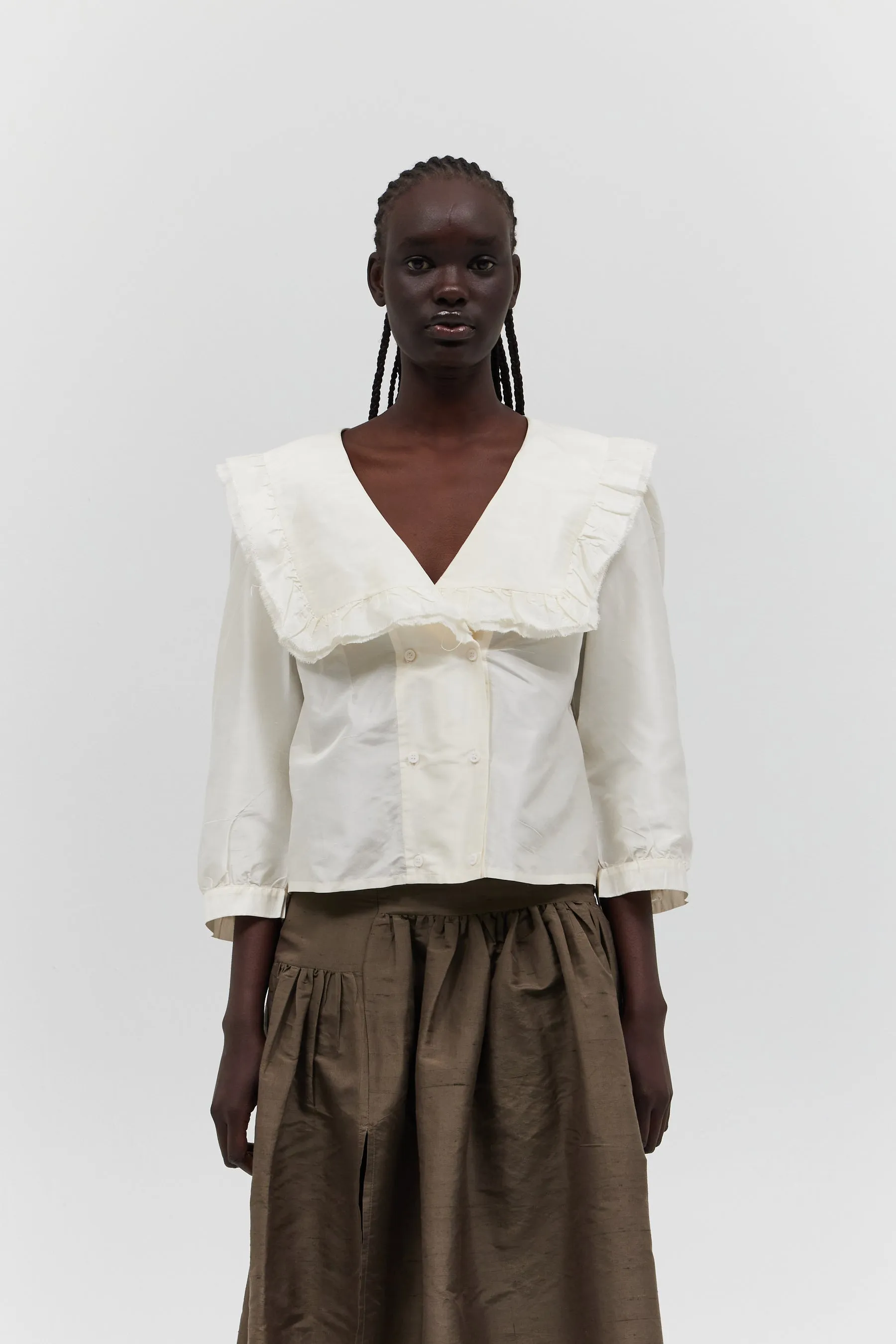VIENNA BLOUSE — WHITE