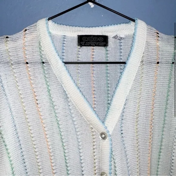 Vintage 1970s Kitted Cardigan Size Medium