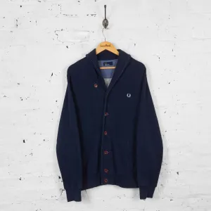 Vintage Fred Perry Cardigan - Navy - L