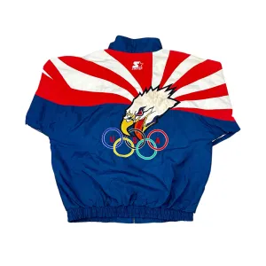 Vintage Starter USA Olympic Windbreaker Jacket - L