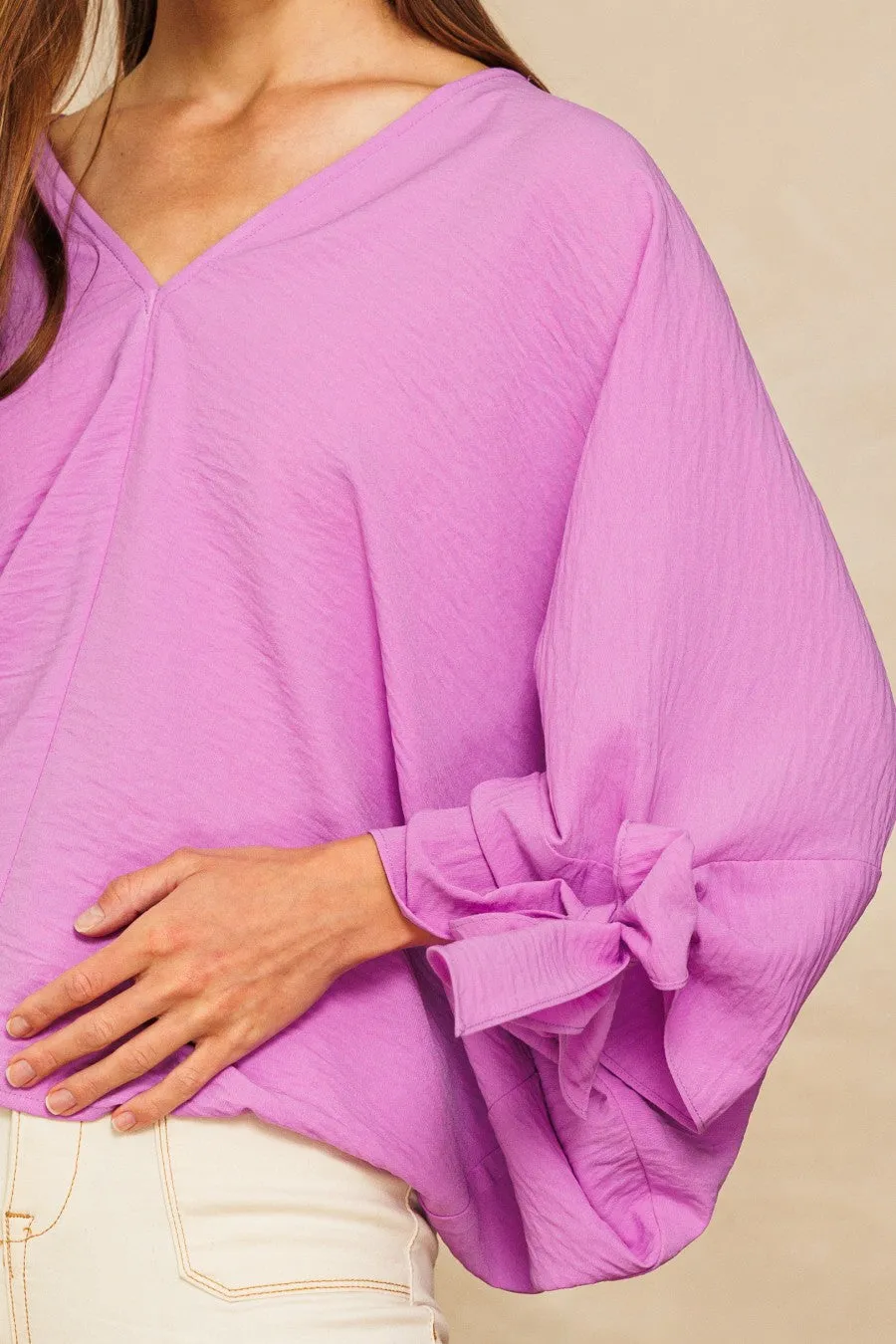 Violet Woven Delight Blouse 1X-3X * on sale *