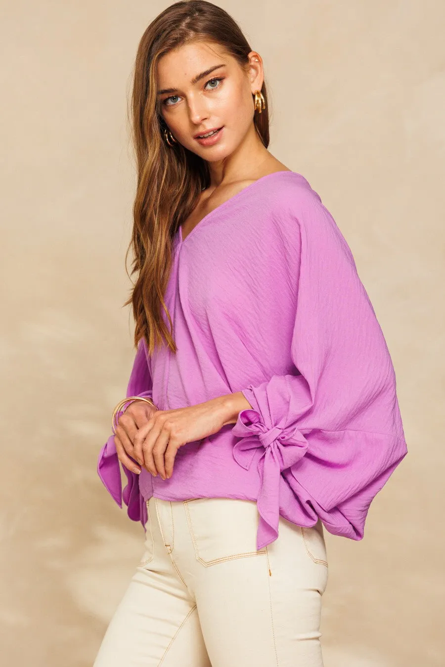 Violet Woven Delight Blouse 1X-3X * on sale *