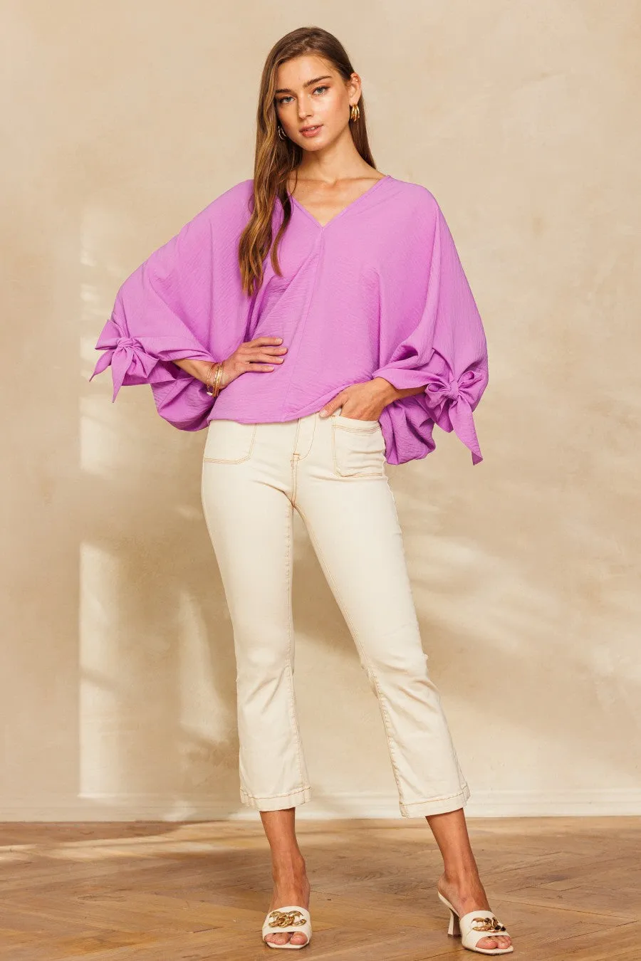 Violet Woven Delight Blouse 1X-3X * on sale *