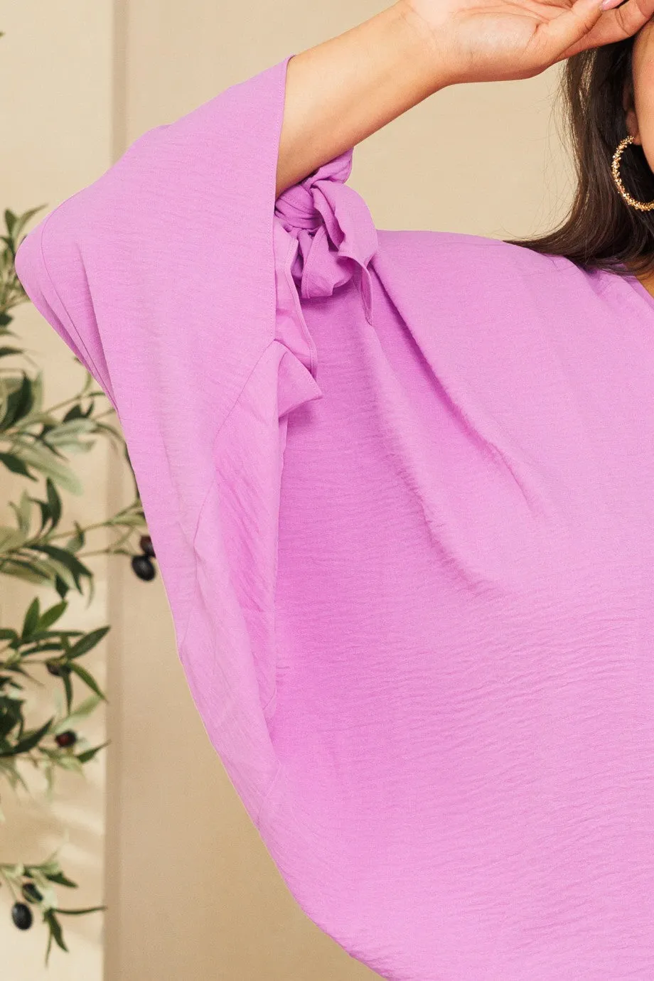 Violet Woven Delight Blouse 1X-3X * on sale *