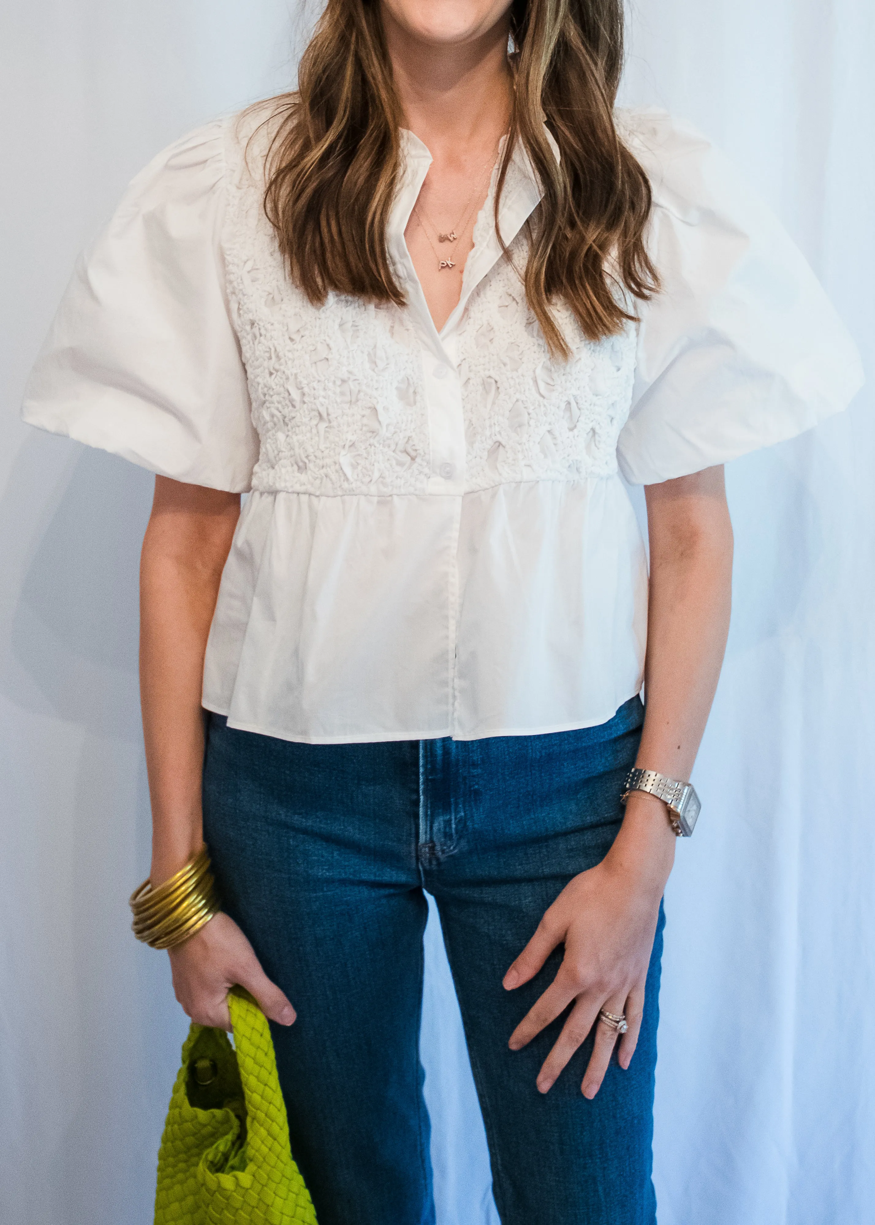 Walking on The Clouds White Blouse