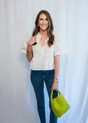 Walking on The Clouds White Blouse