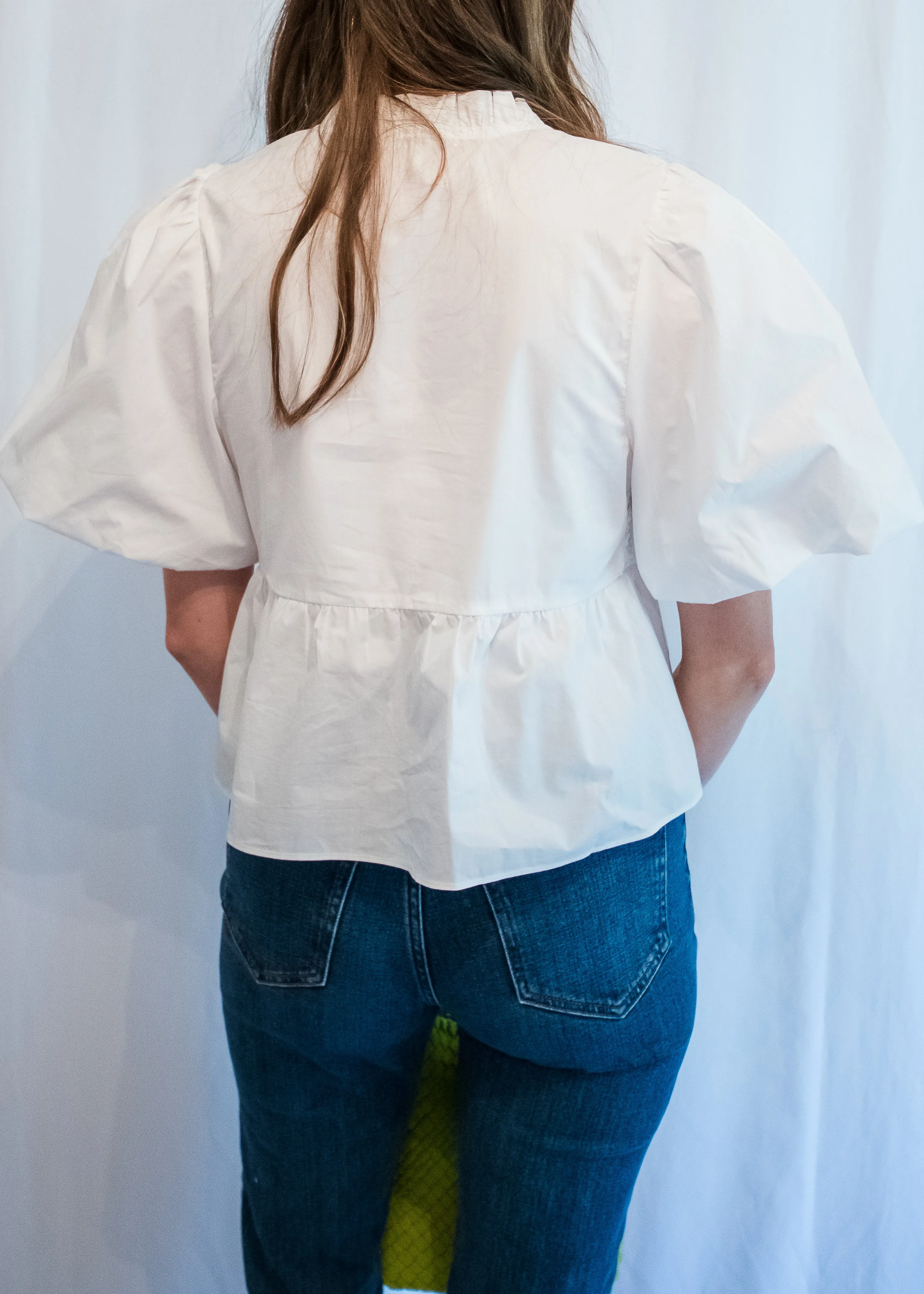 Walking on The Clouds White Blouse