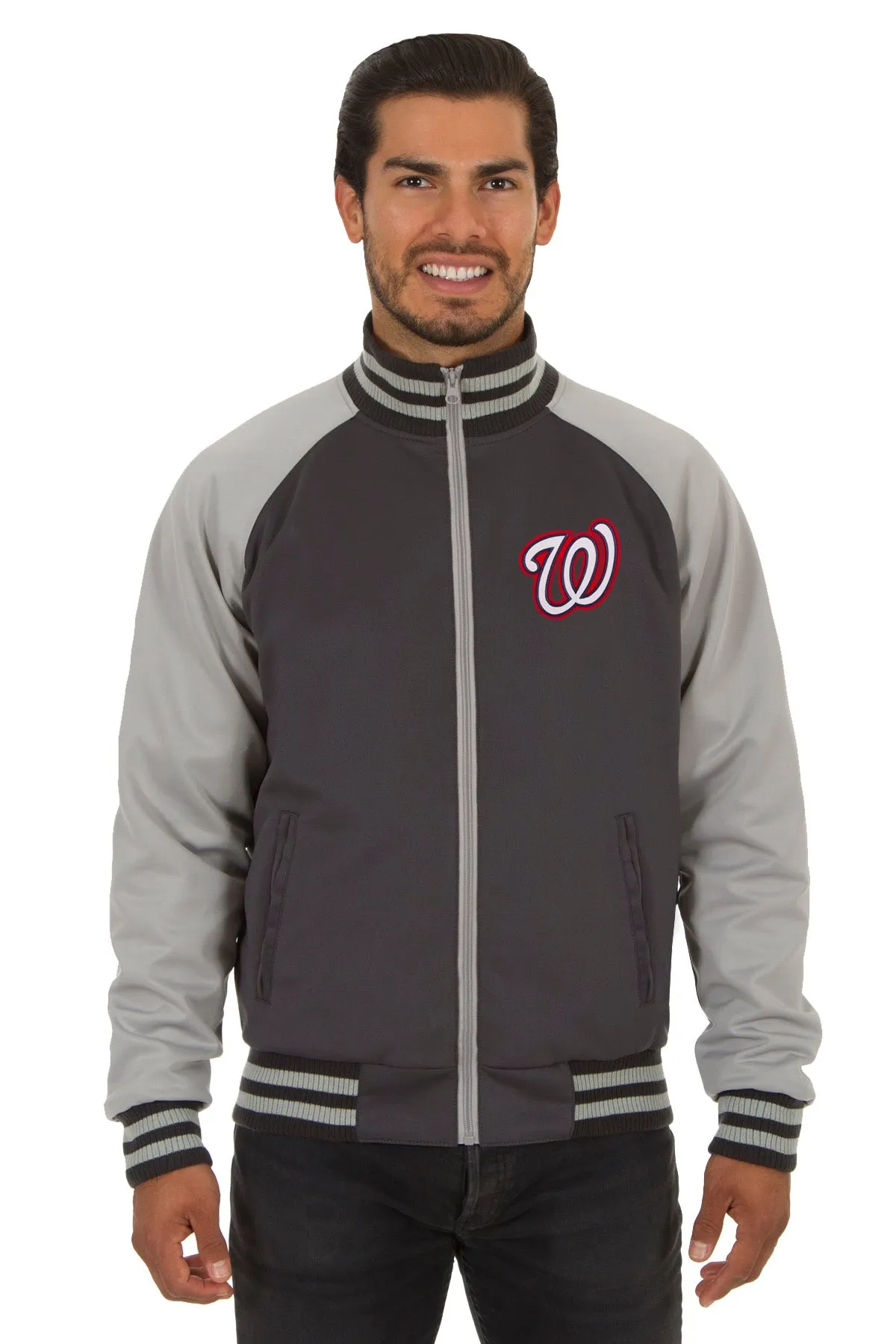 Washington Nationals Reversible Polyester Track Jacket