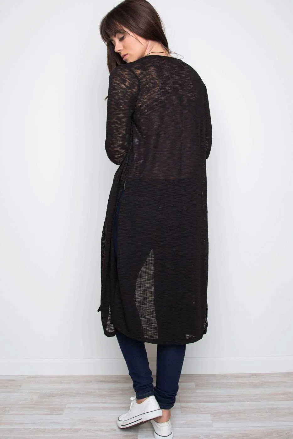 Waverly Knit Cardigan - Black