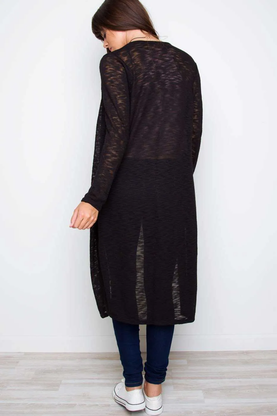 Waverly Knit Cardigan - Black
