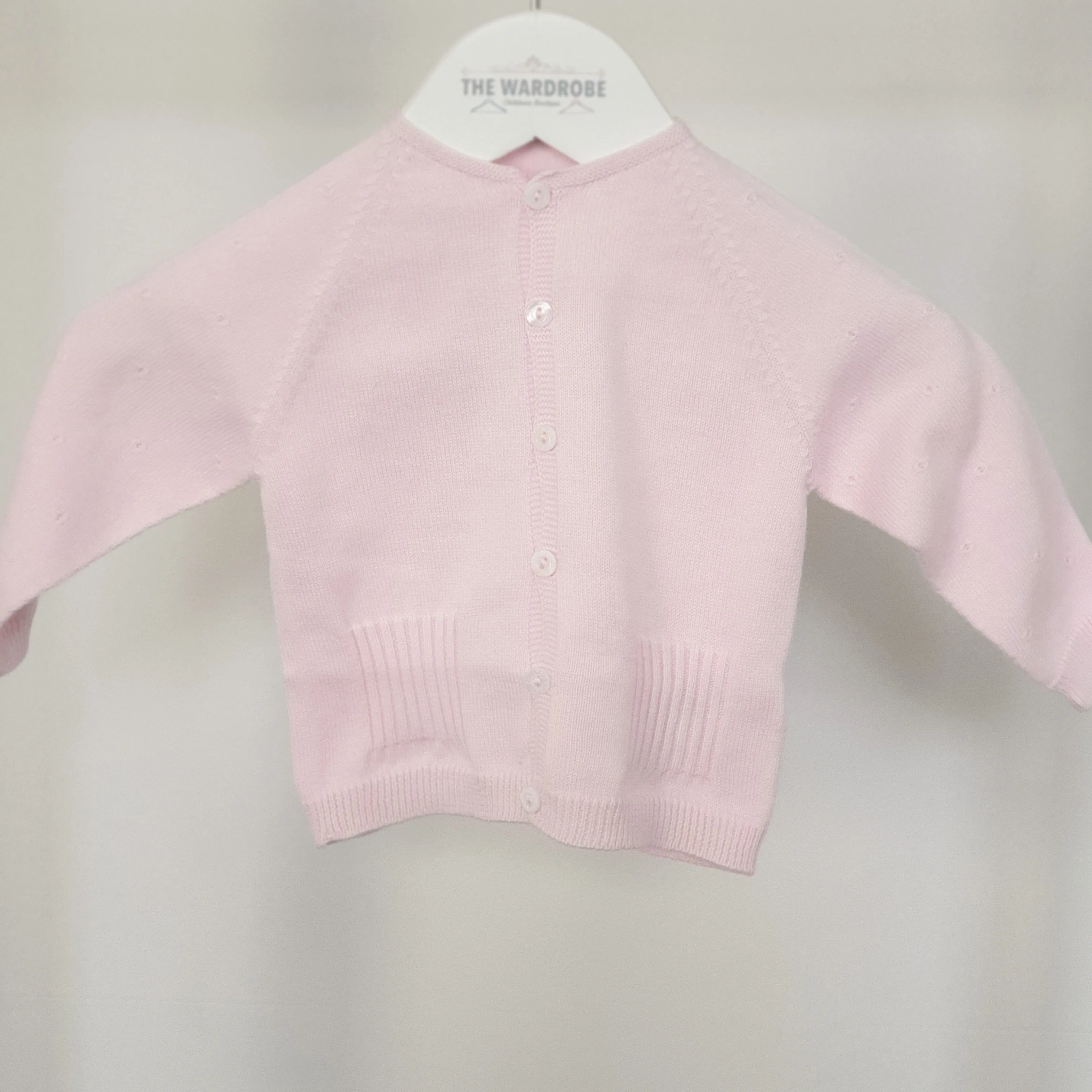 Wedoble Pink Fine Knit Cardigan