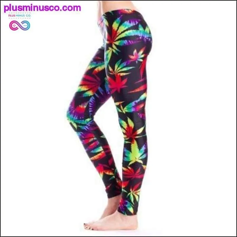 Weed Leaf Leggings Leaf Leaves Sporting Legging Fitness