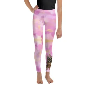 Whimsy Fit “Cotton Candy - Party Dog” Girls Leggings