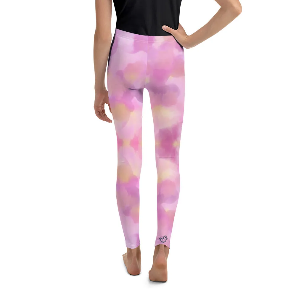 Whimsy Fit “Cotton Candy - Party Dog” Girls Leggings