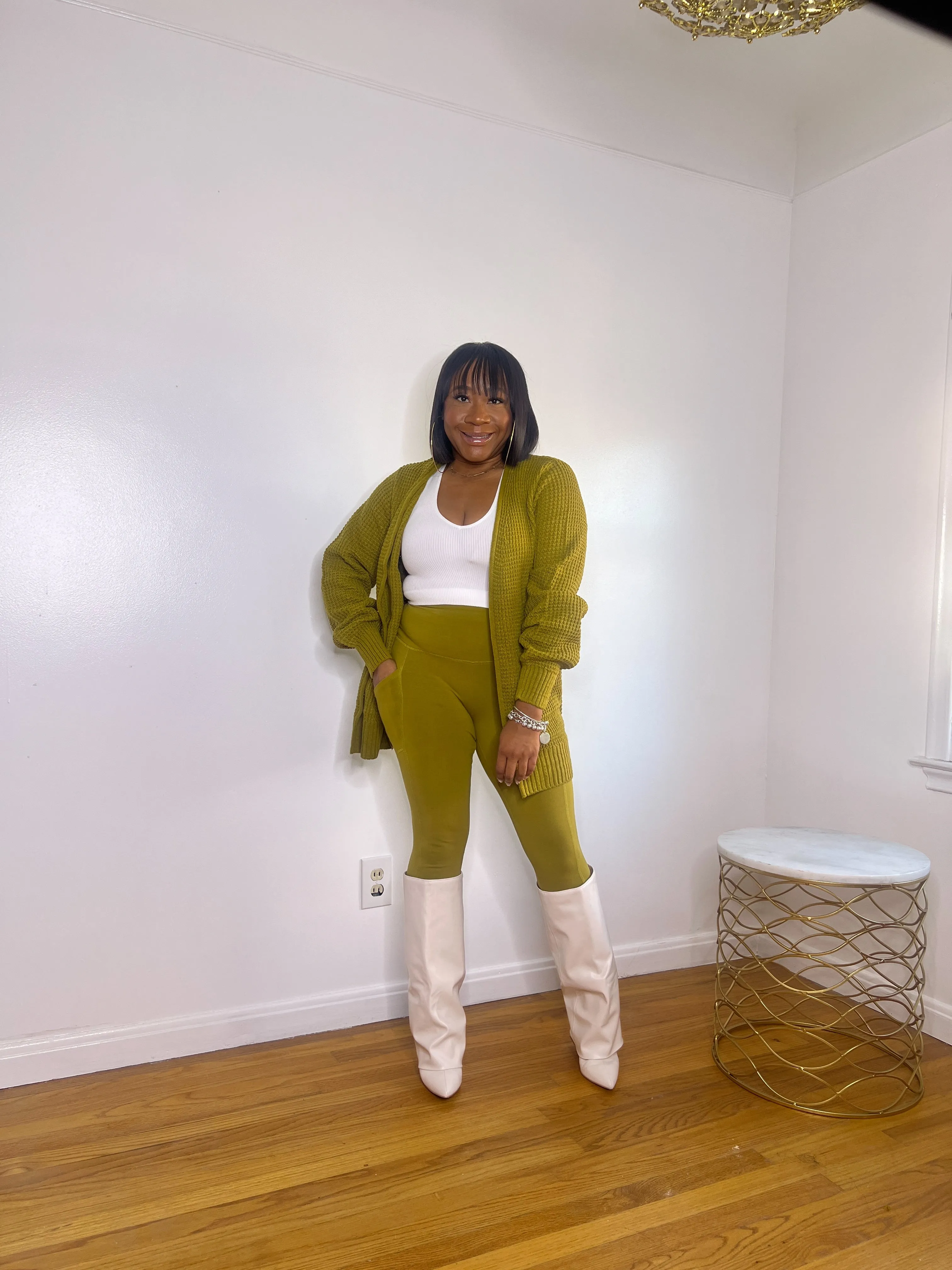 Wide Waistband Legging with pockets