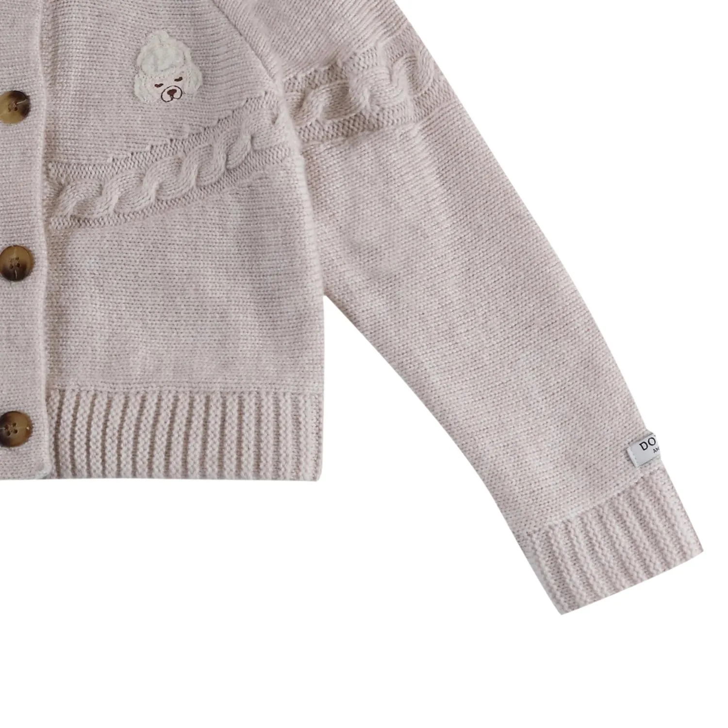 Wiesse Cardigan | Poodle | Soft Sand