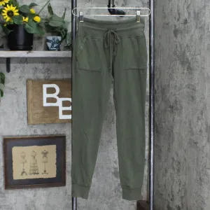 Wild Fable Women's High-Waisted Pocket Leggings Olive Green XS