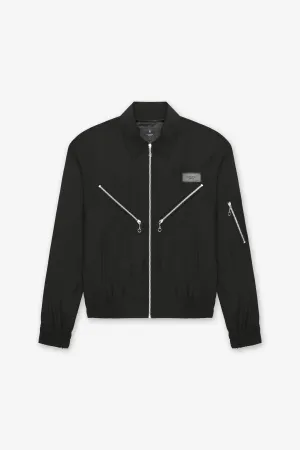 WILLIE BLACK TRACK JACKET