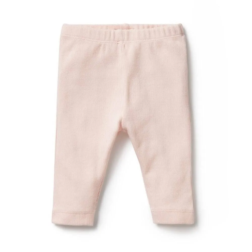 Wilson   Frenchy Pink Ribbed Leggings