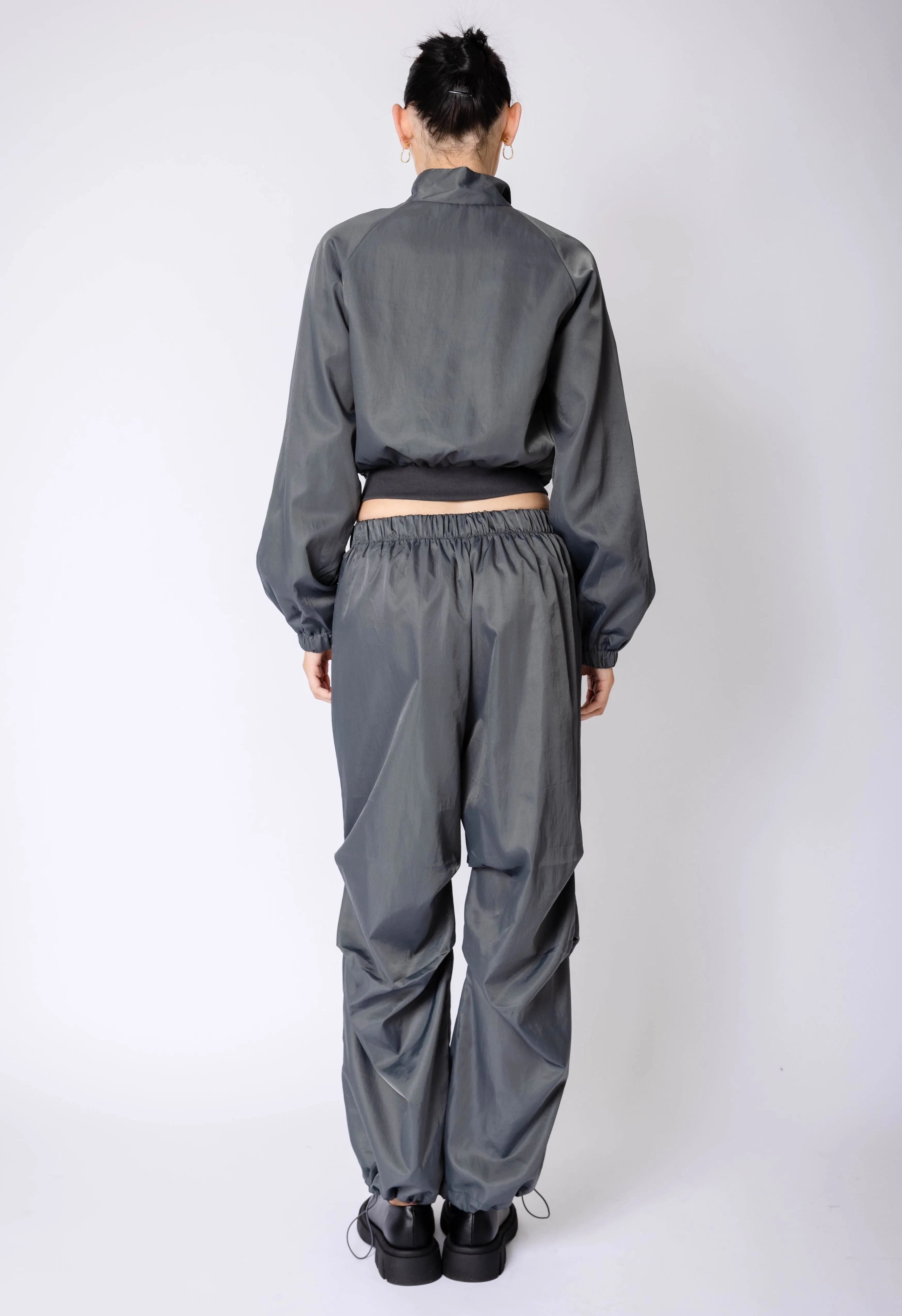 Windbreaker Jacket in Forest Grey