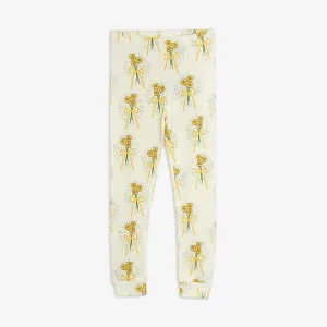 Winterflowers aop leggings,Yellow