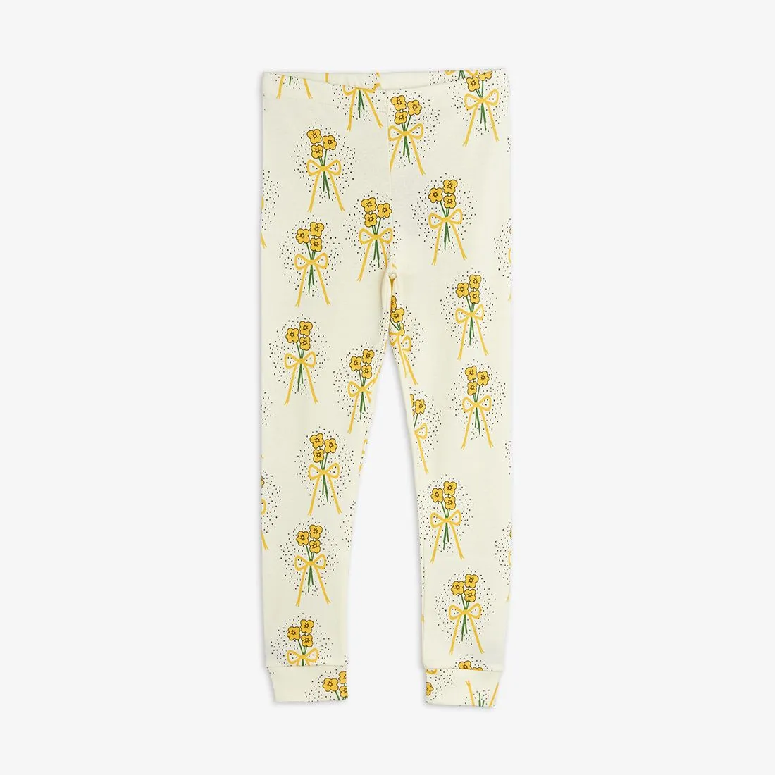 Winterflowers aop leggings,Yellow