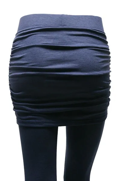 Women Long Pant Cotton Solid Color Sexy Skirted Leggings Casual Pants