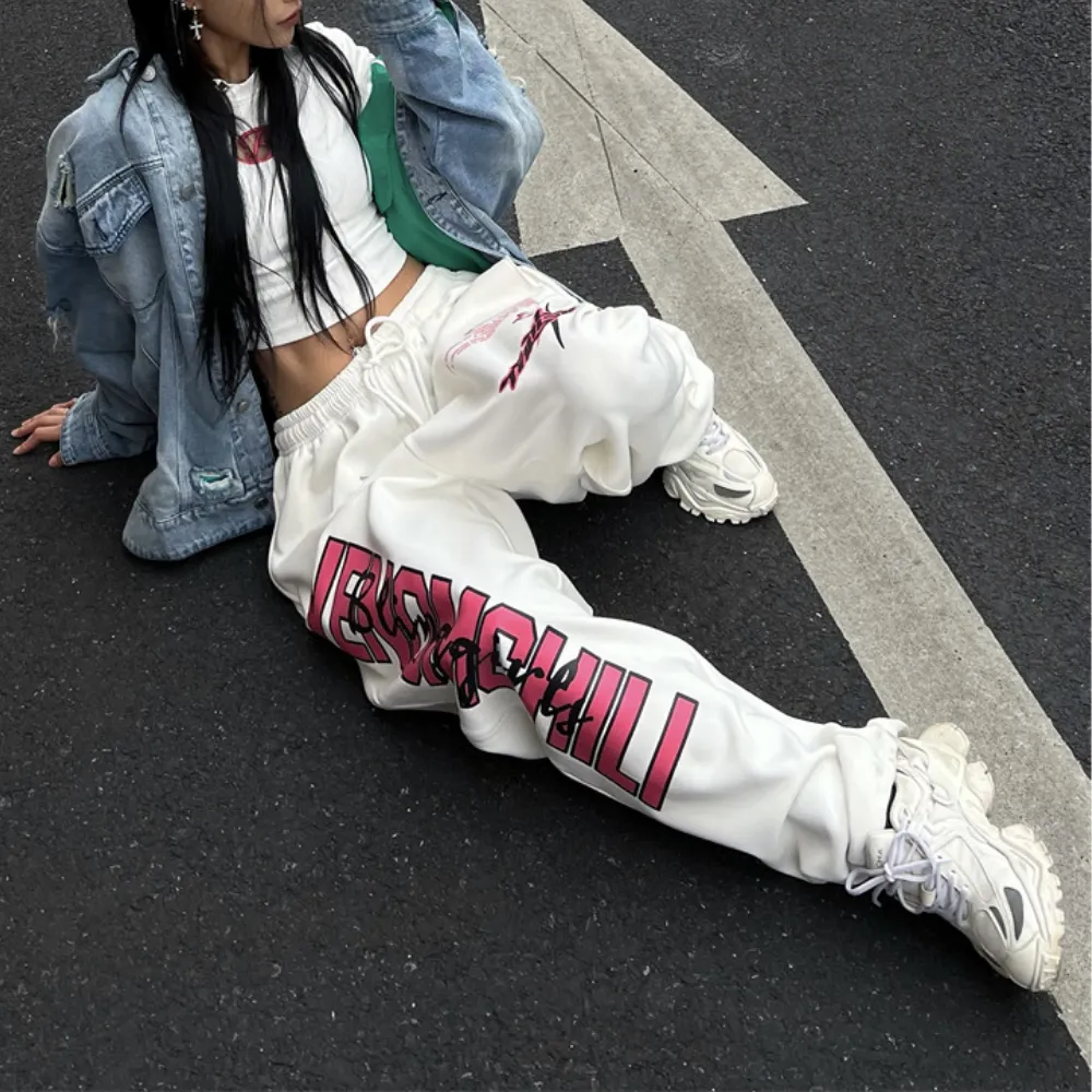 Women's Classic Letter Drawstring Sweatpants