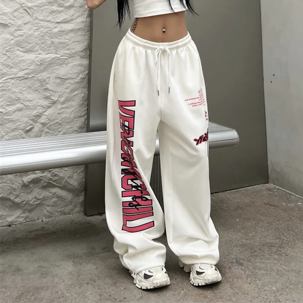 Women's Classic Letter Drawstring Sweatpants
