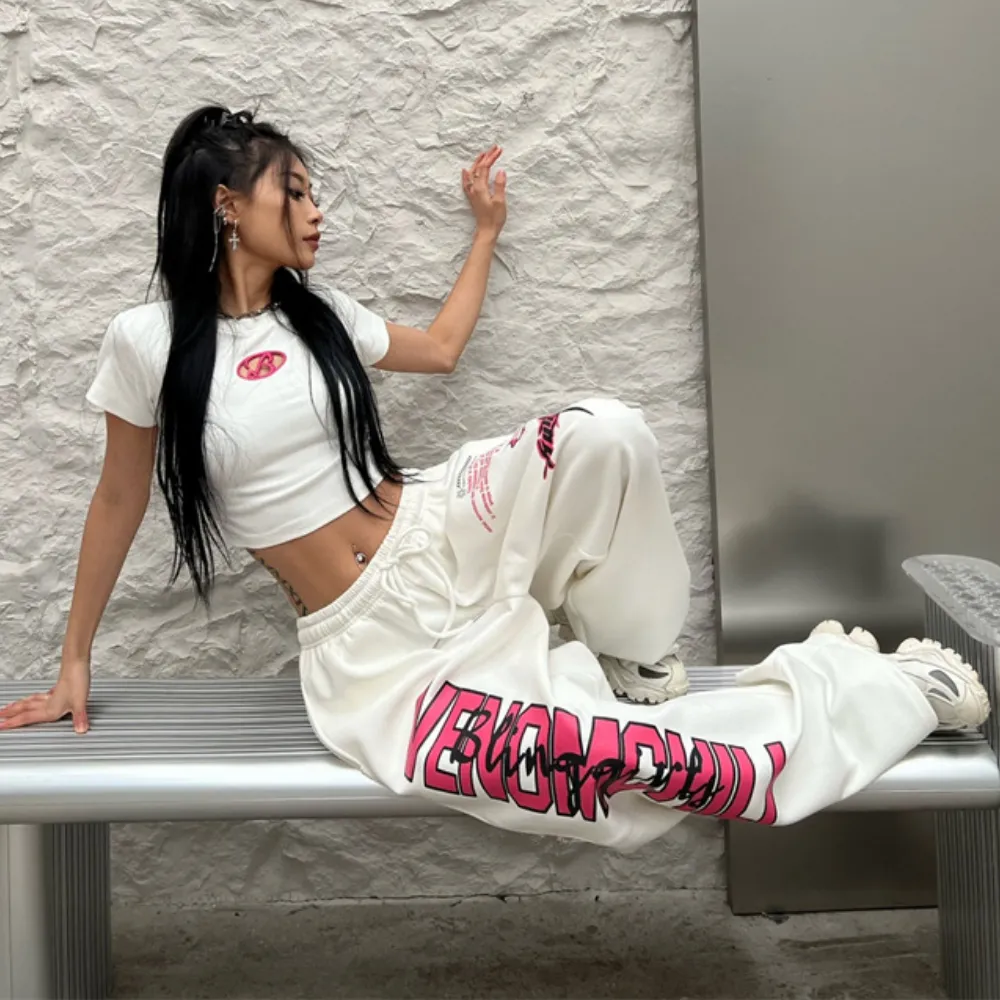 Women's Classic Letter Drawstring Sweatpants