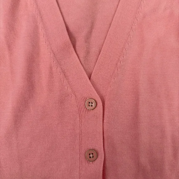 Women’s Talbots Button Front Girlfriend Cardigan Long Sleeve V-Neck Sweater XS