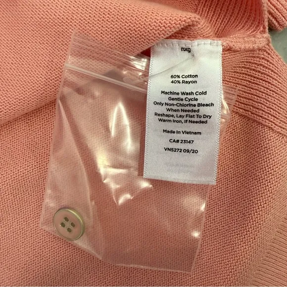 Women’s Talbots Button Front Girlfriend Cardigan Long Sleeve V-Neck Sweater XS