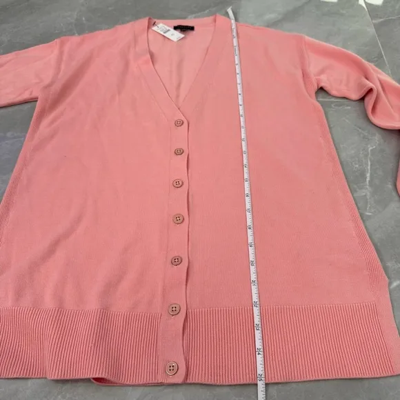 Women’s Talbots Button Front Girlfriend Cardigan Long Sleeve V-Neck Sweater XS