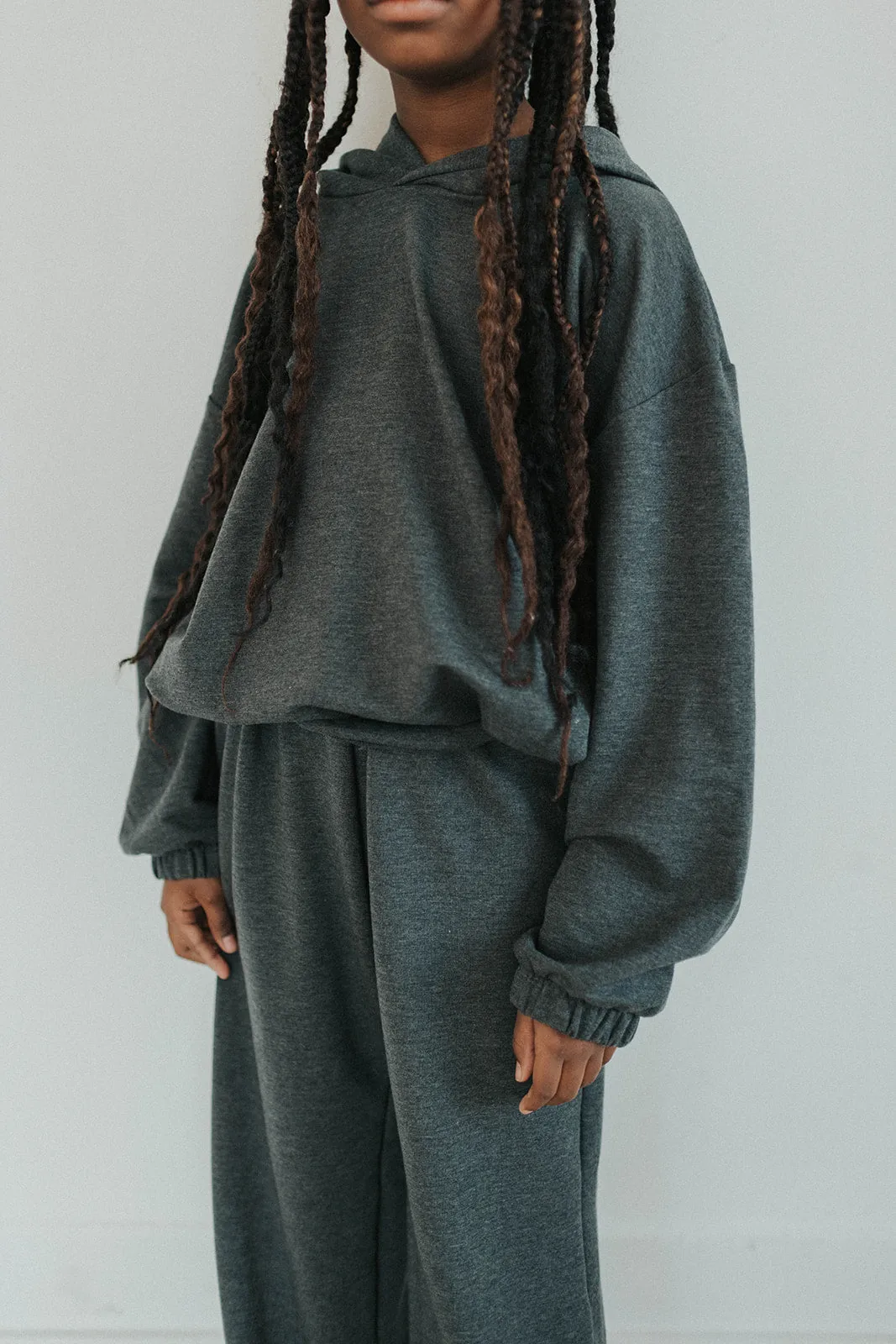 Youth Terry Cinch Waist Hoodie