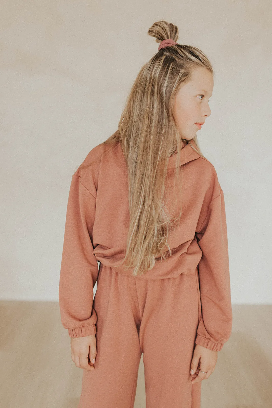 Youth Terry Cinch Waist Hoodie