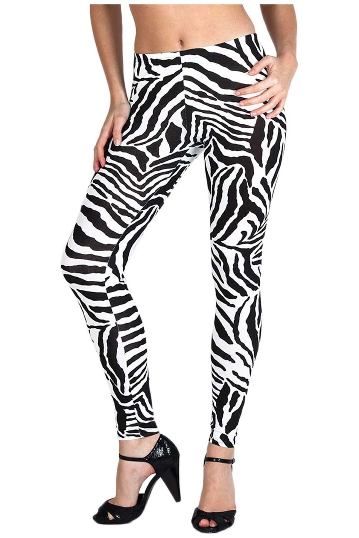 Zebra Print Leggings