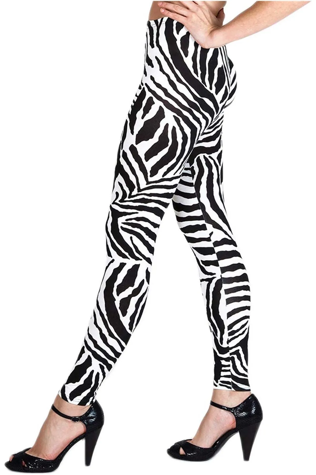 Zebra Print Leggings
