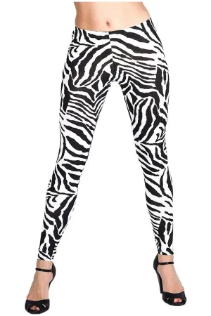 Zebra Print Leggings