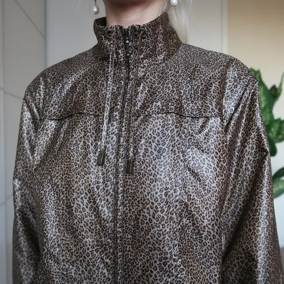 Zenergy by Chico's Rain / Windbreaker Jacket Coat
